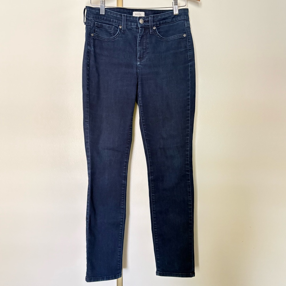 NYDJ Ami skinny‎ ankle jeans dark wash size 6 EUC